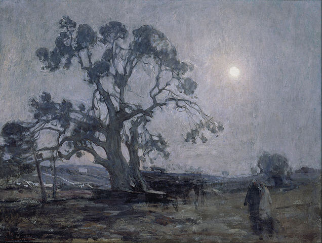 Abraham's Oak, By Henry Ossawa Tanner - bAFcVvfhBC3idg at Google Cultural Institute maximum zoom level, Public Domain, https://commons.wikimedia.org/w/index.php?curid=22126352