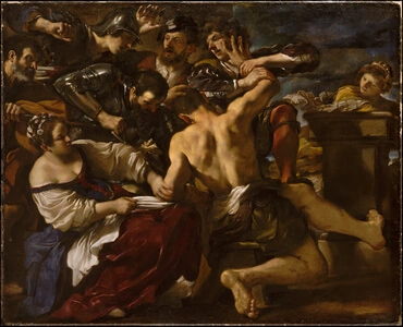 "Samson Captured by the Philistines" by Guercino