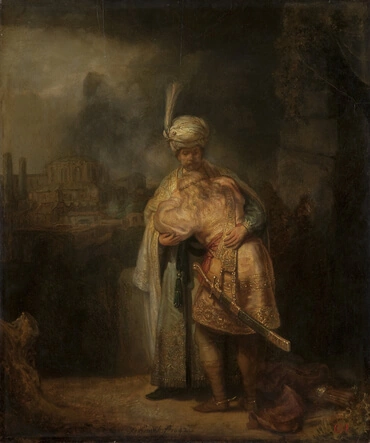 David and Jonathan, by Rembrandt