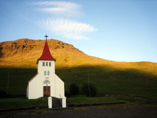 Ásólfsskálakirkja in Iceland.