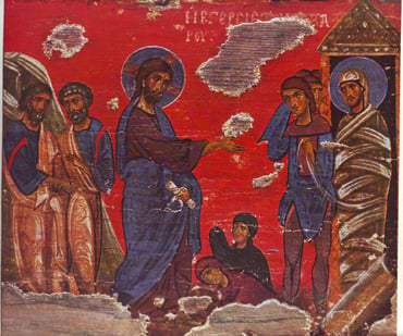 Resurrection of Lazarus (anonymous).