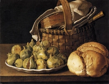 Still Life with Figs, by Luis Egidio Meléndez