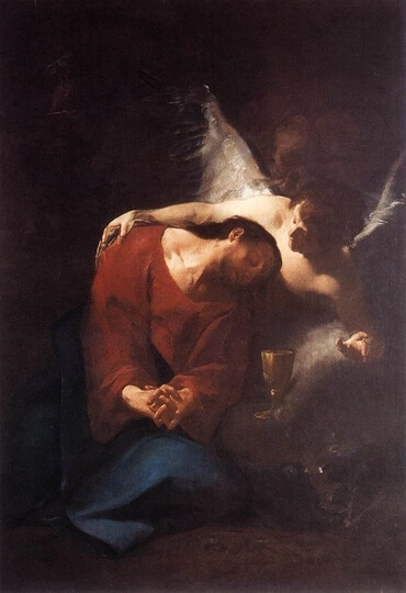 Christ Comforted by an Angel, by Paul Troger     