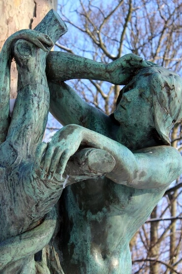 This statue, by Albert Desenfans, stands in Josaphat Park, Brussels, Belgium.