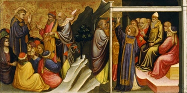 St. Stephen before the High Priest and Elders of the Sanhedrin, by Mariotto di Nardo