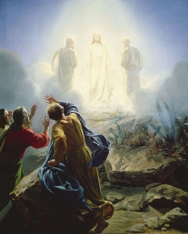 Transfiguration of Jesus by Carl Bloch